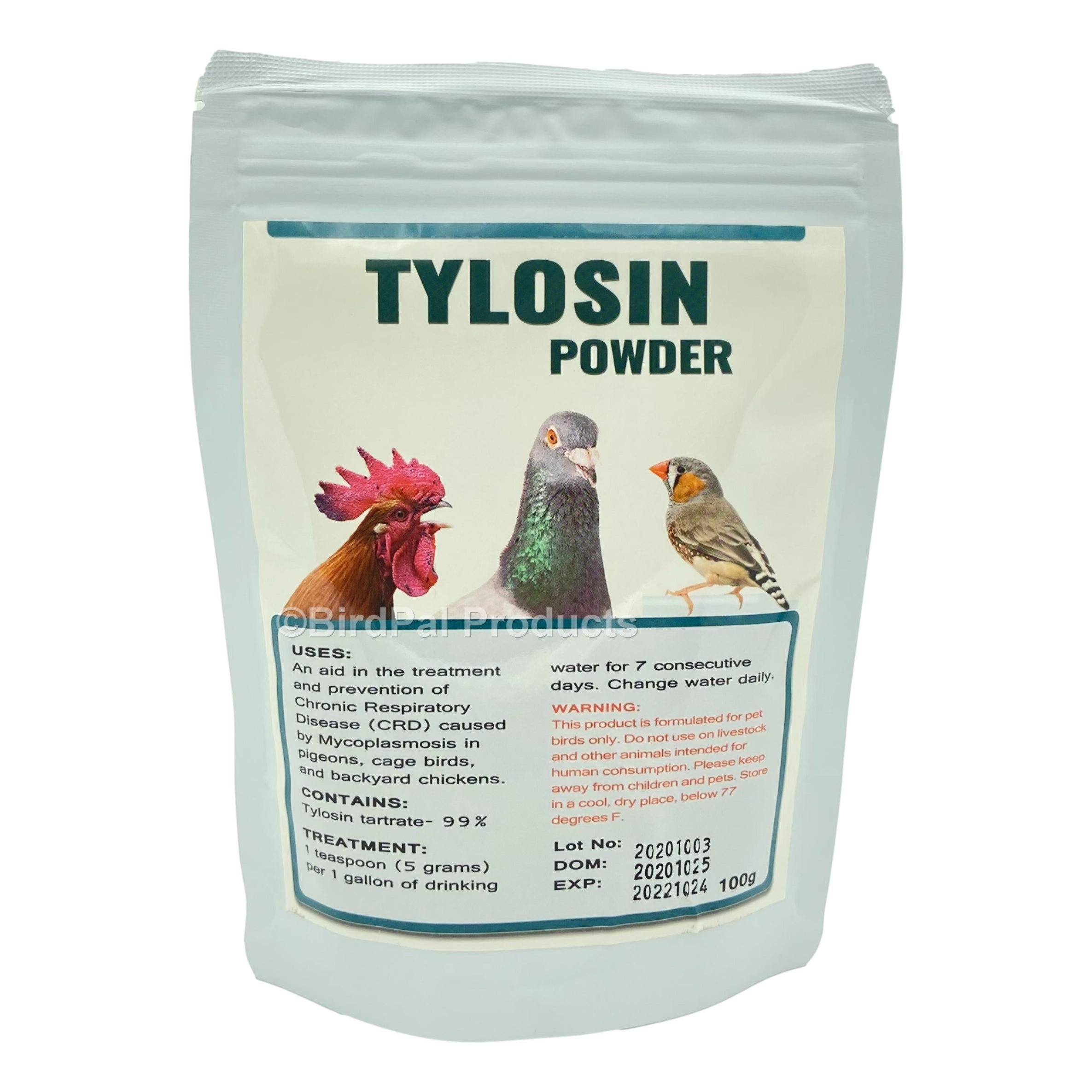 Tylosin Powder for Pigeons, Pet Chickens, and Cage Birds