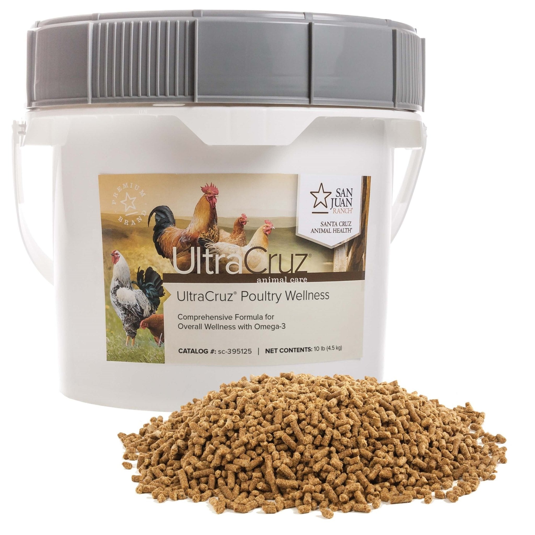 UltraCruz Poultry Wellness Pellets for Healthy Chickens