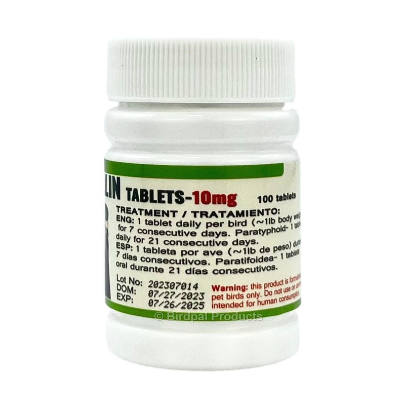 Amoxicillin 10mg Tablets for Birds