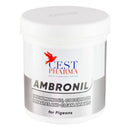 Ambronil container for pigeons by Cest Pharma on a white background