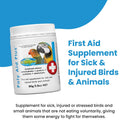 Poly-Aid Plus for Birds - First Aid Supplement