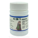 4 in 1 Tablets for Pigeons - For Cocci, E. Coli, Salmonella & Canker - BirdPal Avian Products, Inc.