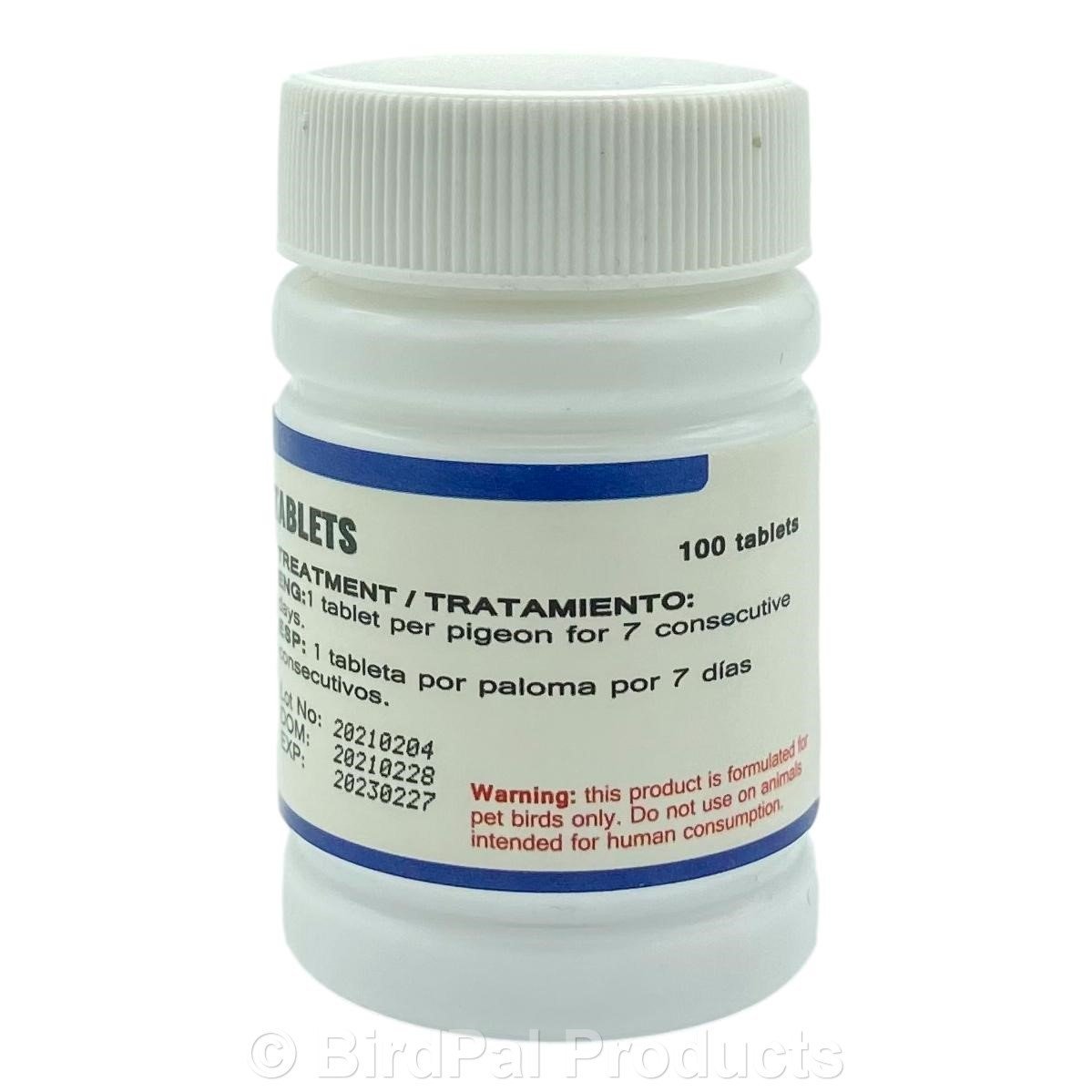 4 in 1 Tabs for Pigeons - For Cocci, Salmonella, & Canker