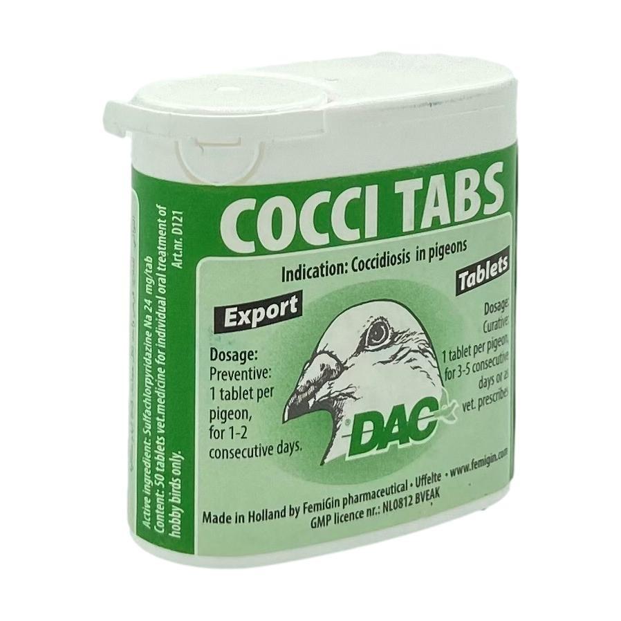 DAC Pharma Cocci Tabs - for Coccidiosis in Birds
