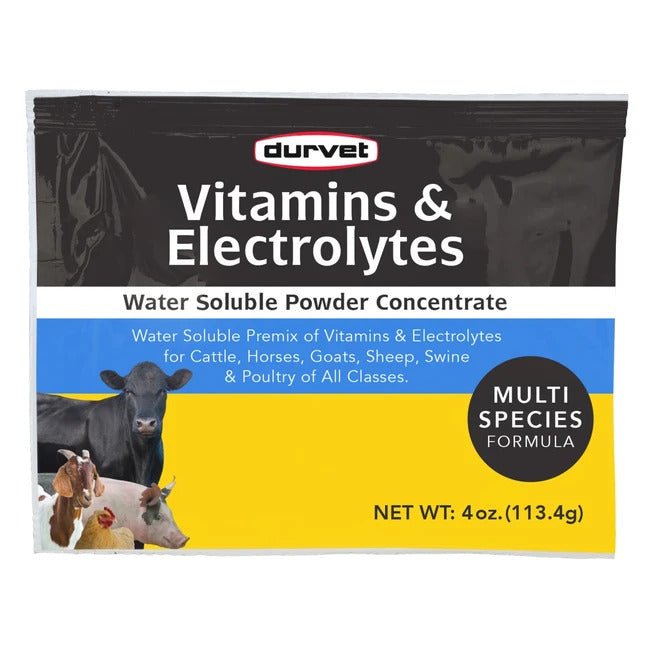 Durvet Vitamins & Electrolytes Concentrate - 4 oz