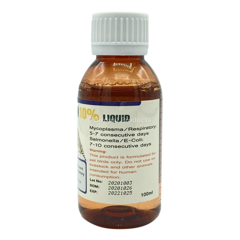 Enrofloxacin 10% Liquid for Birds (Generic Baytril) - BirdPal Avian Products, Inc.