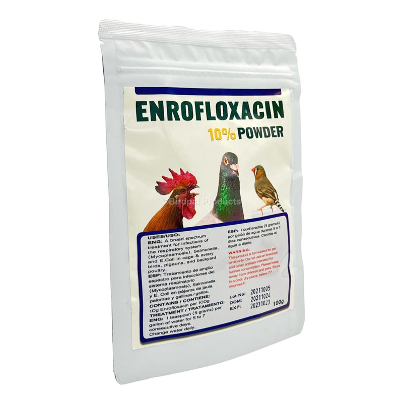 Enrofloxacin 10% Liquid & Powder for Birds (Generic Baytril) - BirdPal Avian Products, Inc.