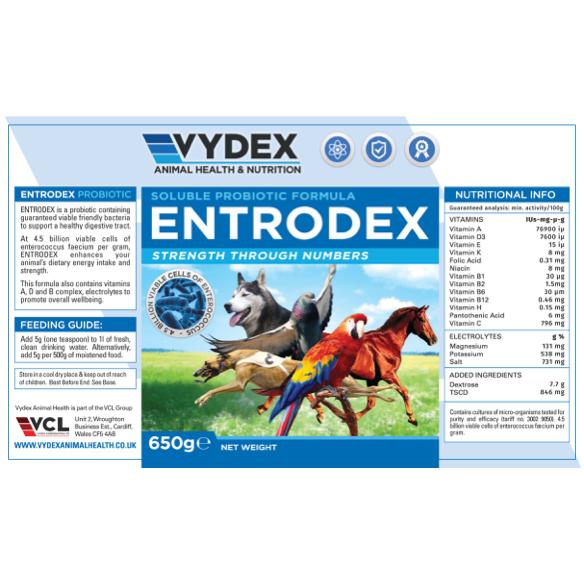 Vydex Entrodex - Soluble Probiotic for Birds