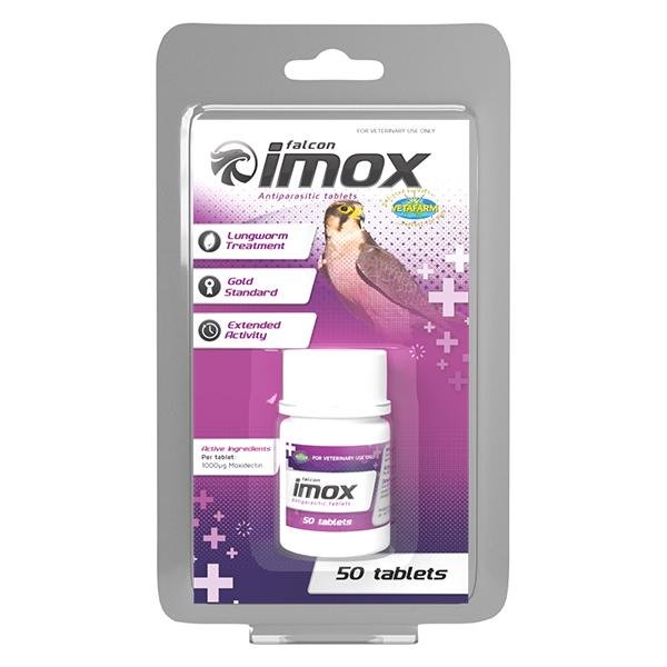 Falcon Imox Tablets - for Parasites - BirdPal Avian Products