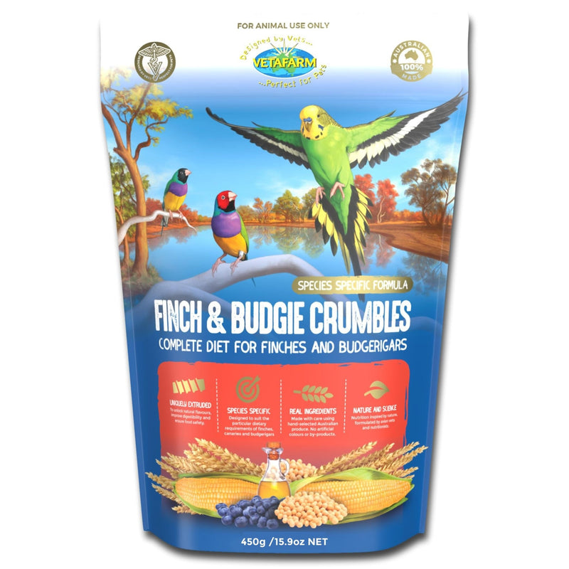Finch & Budgie Crumbles - Extruded Crumble Diet - BirdPal Avian Products, Inc.