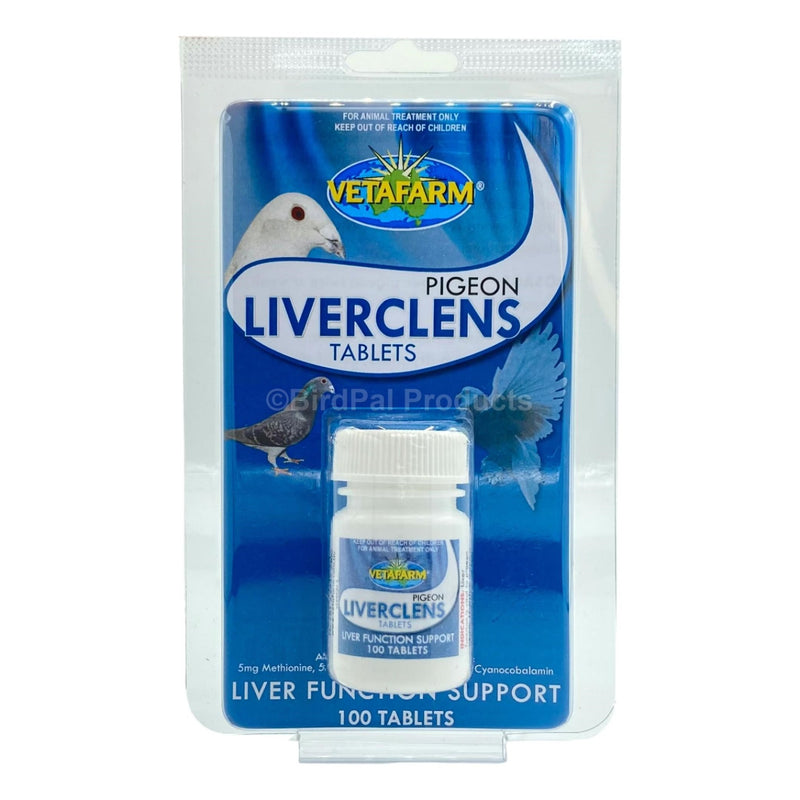 Liverclens Tablets for Pigeons - Liver Function Support - BirdPal Avian Products, Inc.