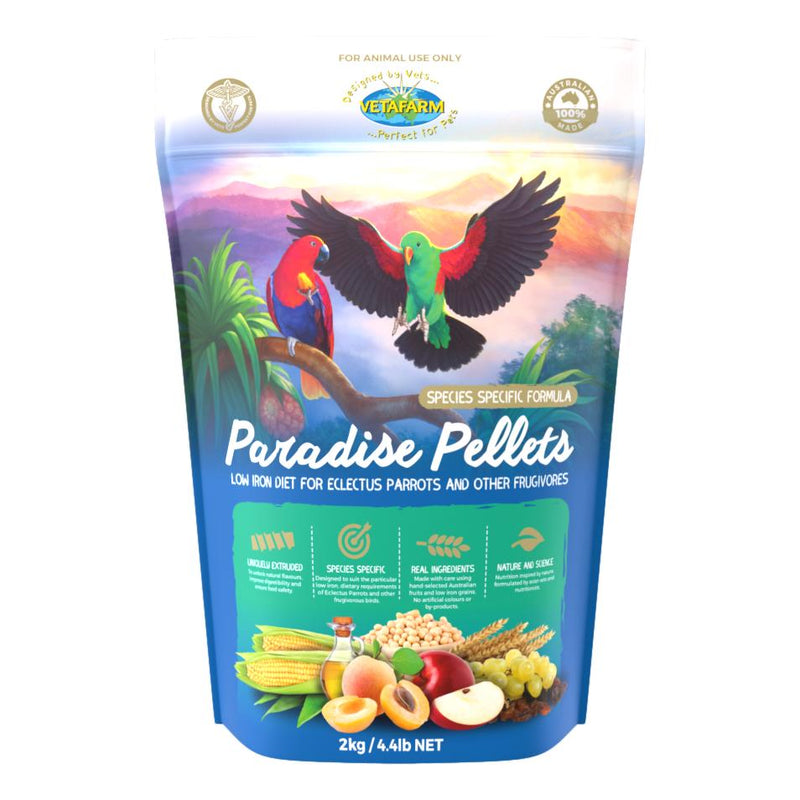 Paradise Pellets for Eclectus Parrots & Frugivorous Birds