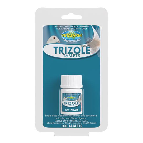 Pigeon Trizole Tablets for Canker and Coccidiosis - BirdPal Avian Products