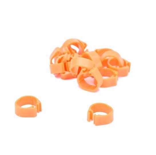 Plastic Snap-On Clip Bands - 100 ct - BirdPal Avian Products