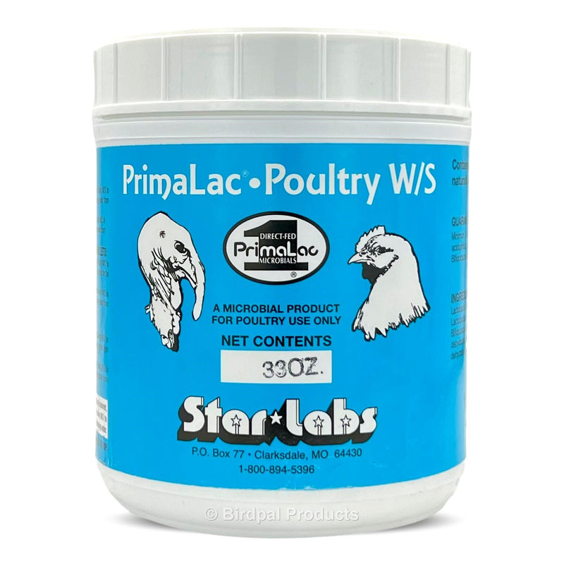 Primalac Poultry W/S - Probiotics for Backyard Chickens & Turkeys - BirdPal Avian Products, Inc.
