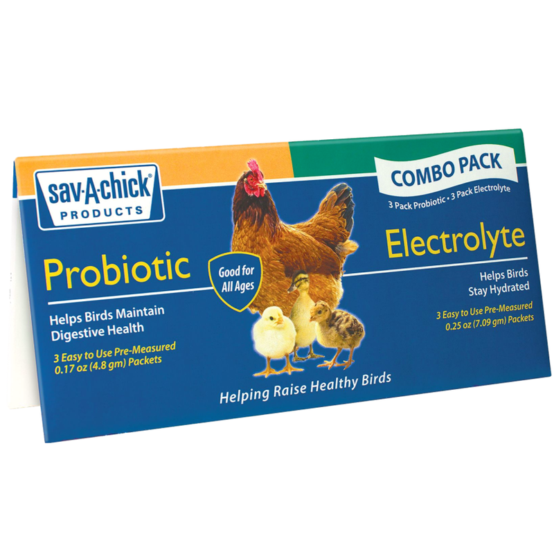 Sav-A-Chick Probiotic & Electrolyte Combo Pack - BirdPal Avian Products