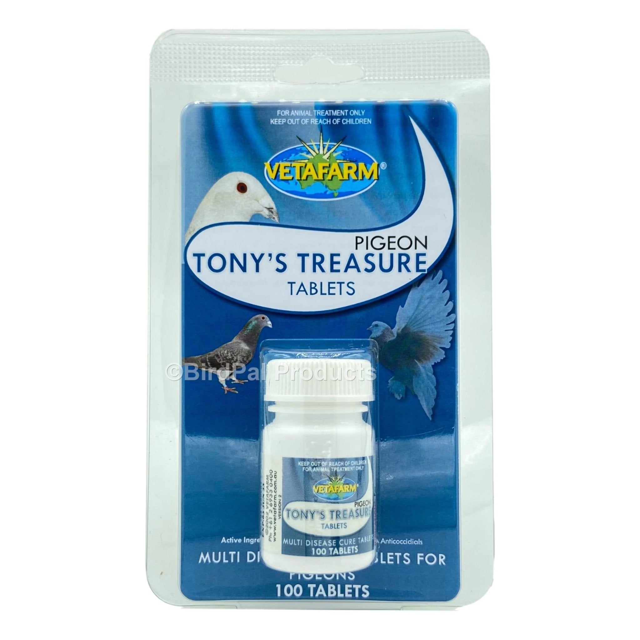 Vetafarm Tonys Treasure Tablets - 5 in 1 Tablets for Pigeons