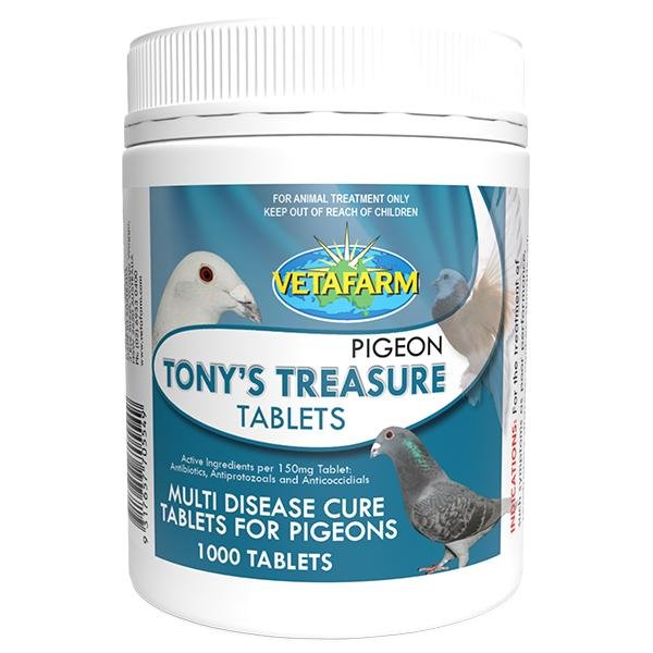Tony's Treasure Tablets - 5 in 1 Tablets - BirdPal Avian Products