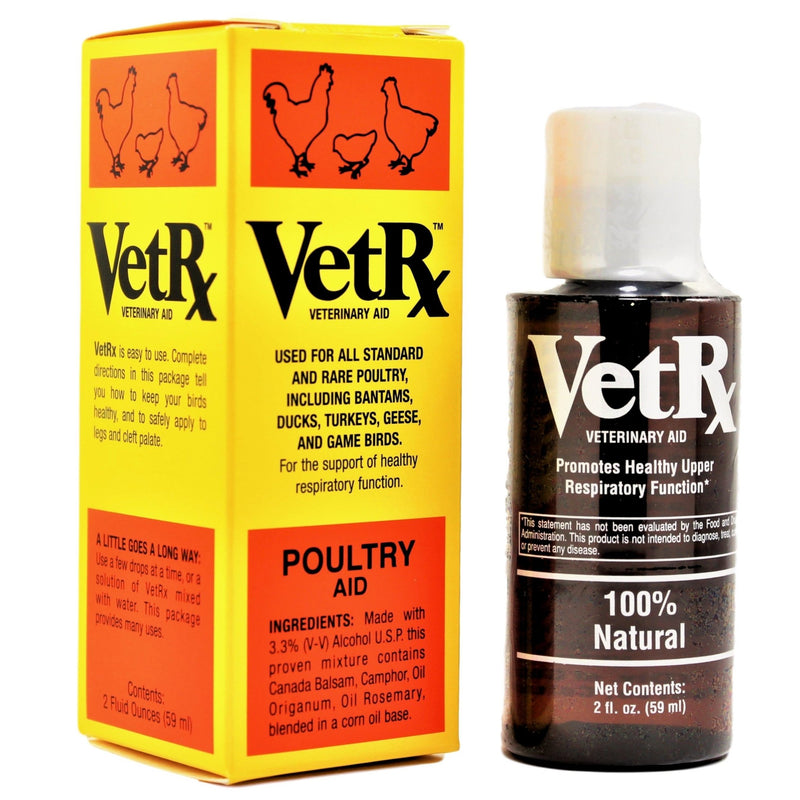 VetRx Poultry Remedy for Respiratory Diseases - BirdPal Avian Products