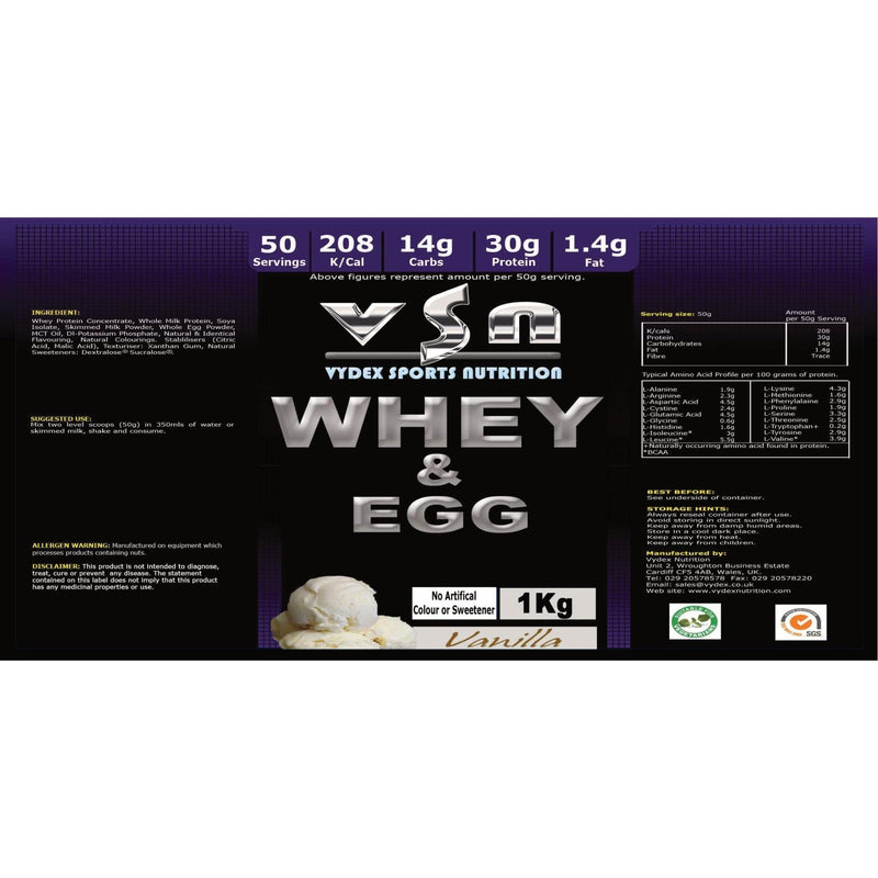 Whey Protein & Egg for Birds - Boosts Recovery & Muscle Growth