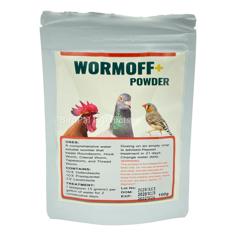 WormOff Plus Powder for Birds - BirdPal Avian Products