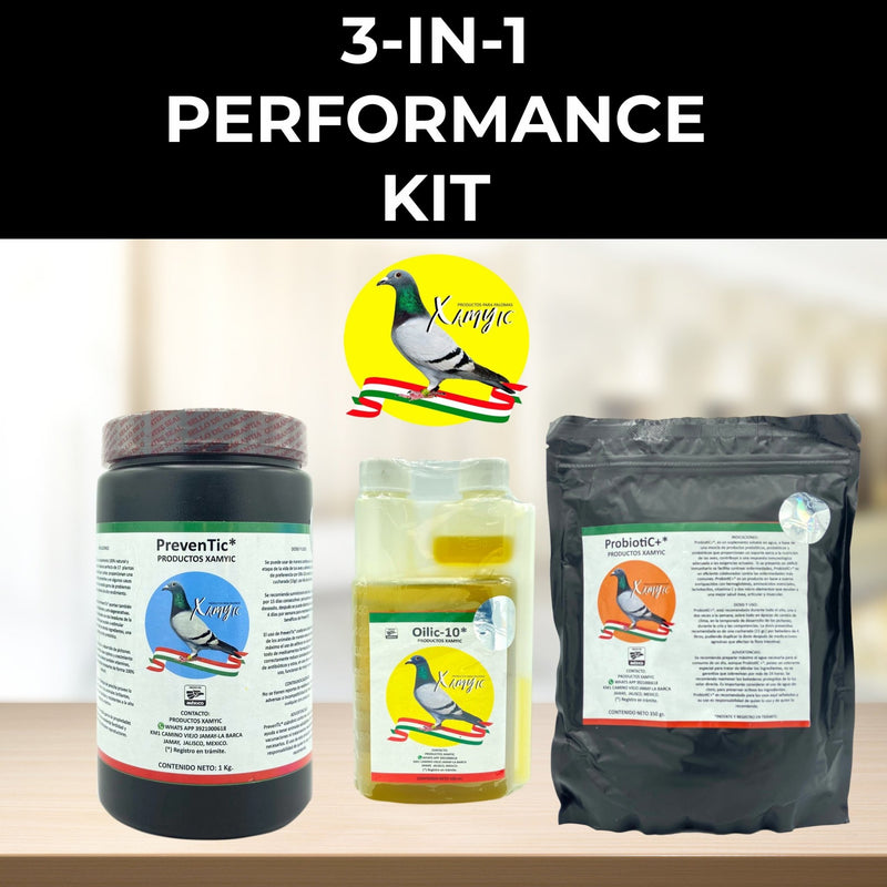 Xamyic 3 in 1 Performance Kit for Racing Pigeons - BirdPal Avian Products, Inc.